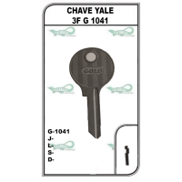 CHAVE YALE 3F G 1041 PACOTE COM 10 UNIDADES
